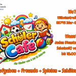 Hausaufgaben + Freunde + Spielen = Schüler Café-2
